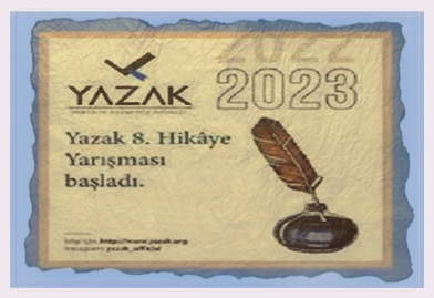 Yazak 2023 Öykü Yarışması Düzenleniyor
