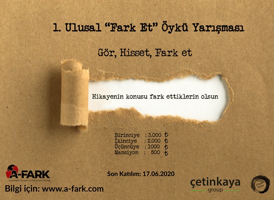 1.Ulusal “Fark et” Öykü Yarışması