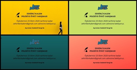 Türkiye’nin polisiye dergisi Dedektif, Zehirli Kalem Öykü Yarışması