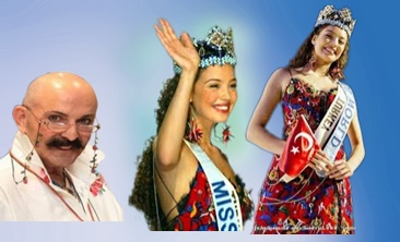 Dünya Güzeli Azra Akın’ın Pazen Elbisesi | Cemil İpekçi